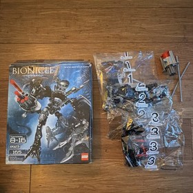 2007 vintage LEGO BIONICLE Hydraxon 8923 Warriors 165pc Complete Set with Box
