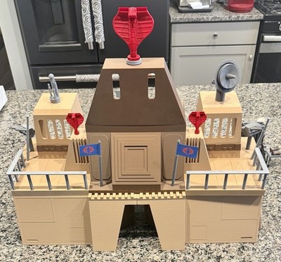 GiJoe 1/18 Cobra Temple/Silent Castle Playset Base - 3D Printed
