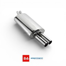 BMW E30 M3 Eisenmann Endschalldämpfer 2x70mm gerade Coupe & Cabrio 2.3