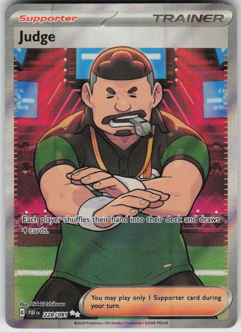 Judge 228/091 Ultra Rare Paldean Fates Near Mint