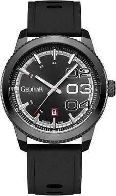 Men'S Large Big Face Wrist Watch Waterproof Silicone Band Watch for Men Quartz A