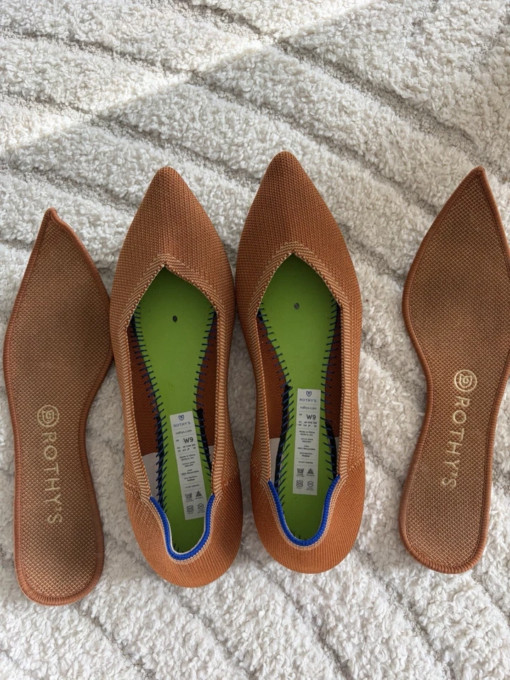 Rothy's the Point talla 9 en ámbar cervatillo Foto 4 de 4