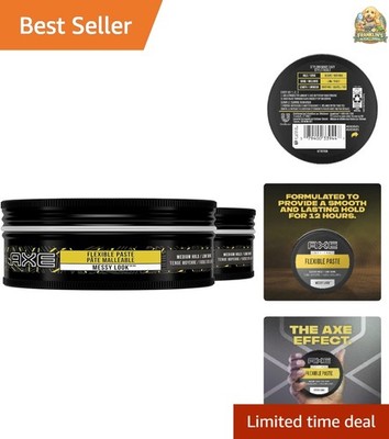 AXE Styling Flexible Hair Paste Urban Messy Look 2 Count for An Instant Textu...