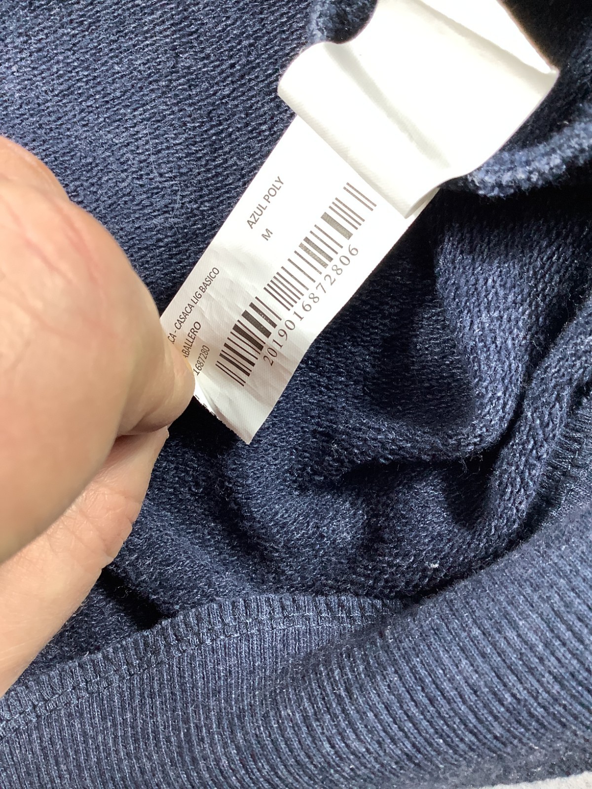 TPT Basic Hoodie Dark Blue Medium Sku 305 image 5