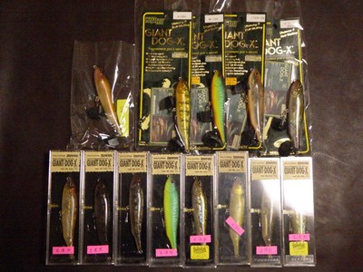 オールドメガバスルアー　GIANT DOG-X 13個セット Old Mega Bass Lure Giant Dog-X 13-Piece Set | eBay