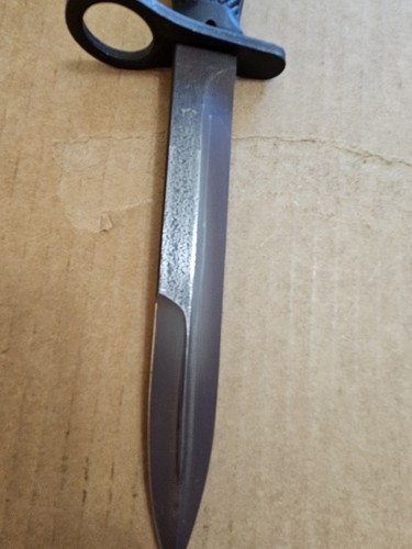 FOREIGN COPY M7 BAYONET ISRAEL MILITARY BAYONET W/ PINDAD INDONESIAN SCABBARD - Picture 17 of 22