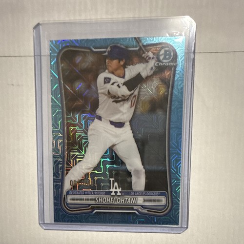 Bowman 2025 Bowman Chrome Blue Refractor #52 Shohei Ohtani Dodgers /499