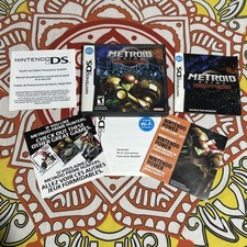 Metroid Prime Hunters (Nintendo DS) Authentic Case Manual Inserts ONLY NO GAME
