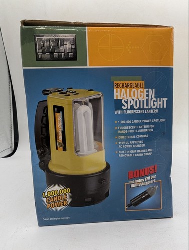 Fixit Signature Series Rechargeable Halogen Spotlight w/ Lantern – NIB - ST85 - Picture 3 of 7