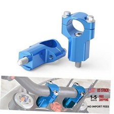 Motorcycle Handlebar Mounts Clamp Riser Aluminum black