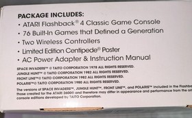 Atari Flashback 4 Home Console Complete w Poster