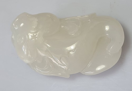 A Chinese White Jade Carving Of A koi Fish. - Picture 5 of 20