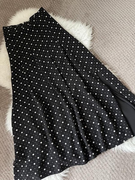 Women Laura Ashley Skirt White Viscose 42 / XL /