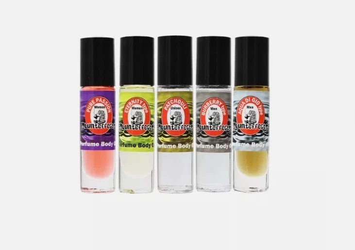 Aceite corporal perfumado para hombre Blunteffects_roll on_100 % concentrado_10 ml_hecho en EE. UU. Foto 2 de 4