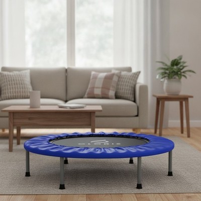 Indoor/Outdoor Trampolin - 450lbs maximale Belastung, verstellbarer Griff für sicheres Training