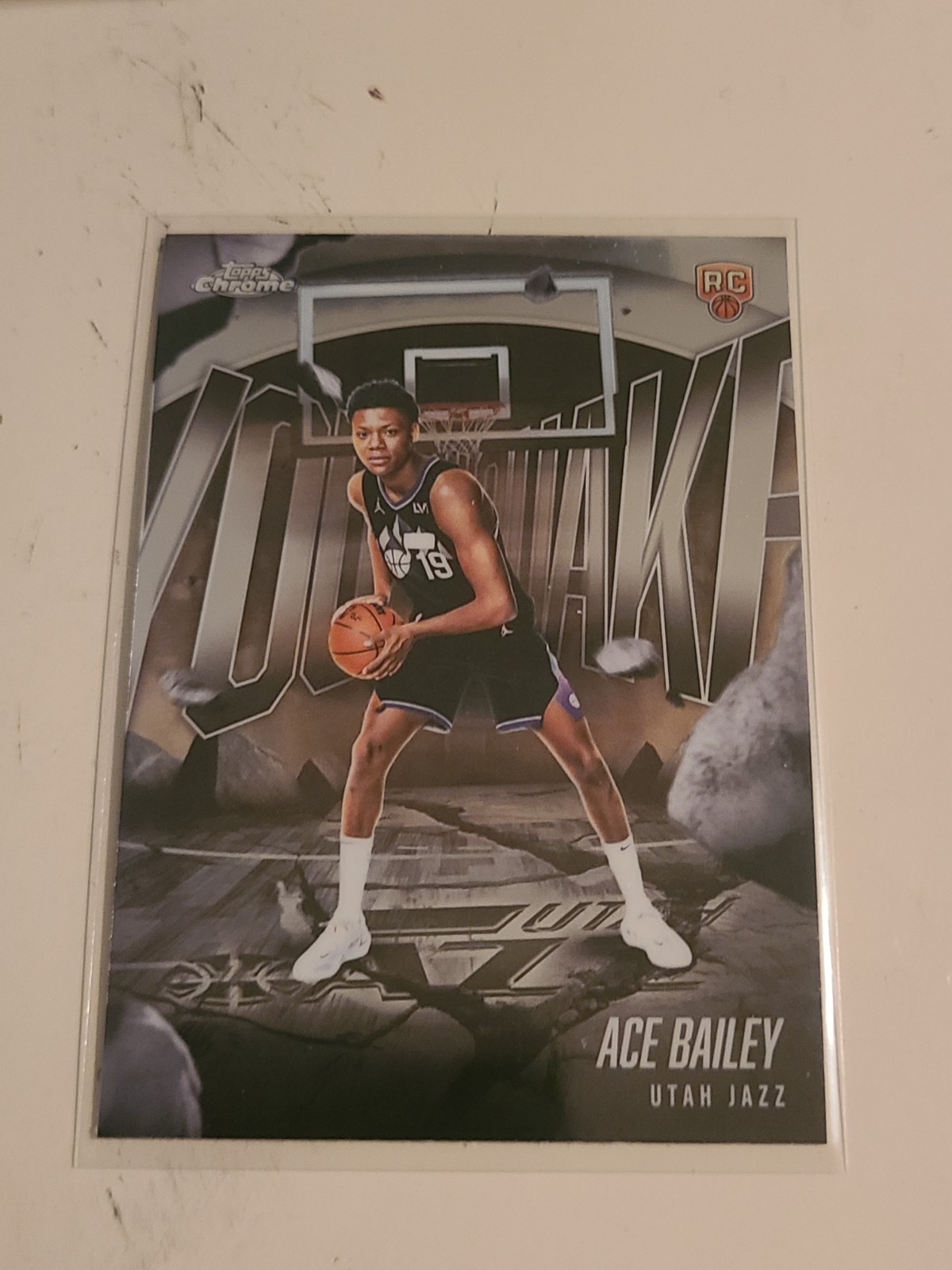 2025-26 Topps Chrome Ace Bailey Youthquake RC #YQ-5 Utah Jazz