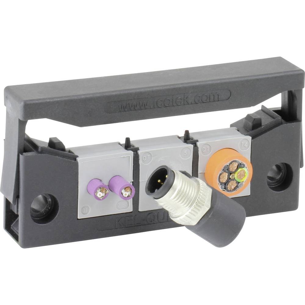 Icotek KEL-QUICK E3 passe-câble robuste en polyamide noir 42422