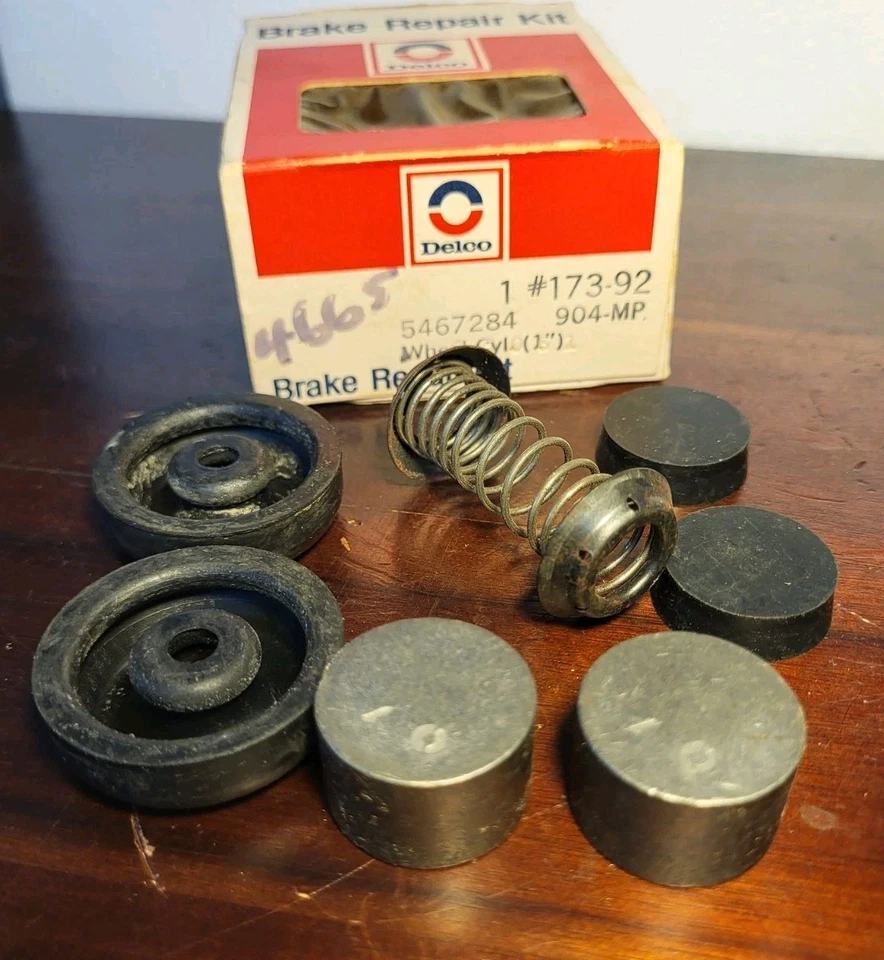 Kit de cilindro de rueda trasera Chevrolet Passenger Corvette 51-69 DELCO 904-MP 5467284 Foto 2 de 3