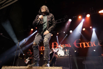 Matt Walst of Three Days Grace performs on stage at O2 Forum Kentish T- Photo-10