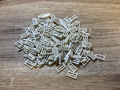 Lego 150x Tile Modified 1 x 2 Grille Gitter 2412b Weiß White Zubehör