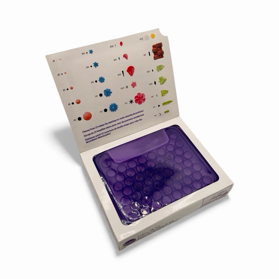 Wilton Juego de puntas de decoración de pasteles de lujo de 22 piezas puntas y estuche para glaseado Foto 4 de 4