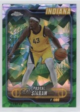 2024-25 Topps Chrome Sapphire Edition Green 76/99 Pascal Siakam #64 11oq