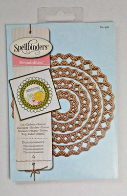 Stanzschablonen Diamondessence 4 Stück - Spellbinders Nestabilities
