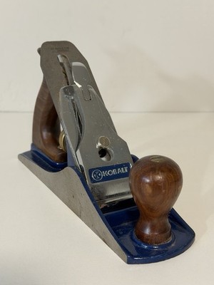 Kobalt 9-3/4'' No. 4 Woodworking Wood Smoothing Hand Bench Plane 25 Degree Angle