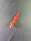 Vintage Transformers G1 1985 Dinobots Snarl Red Sword Weapon Original Part