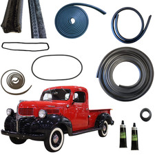 For 1939-47 Dodge Plymouth Fargo Truck Master Weatherstrip Kit Wo Vent Window