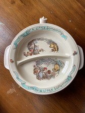SELANDIA DISNEY CLASSIC WINNIE THE POOH DIVIDED WARMING DISH PLATE VINTAGE Baby