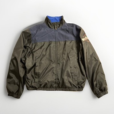 Vintage 90s Y2K Nautica Competition Men Xxl  Reversible Black Nylon Jacket Coat