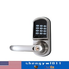 Electronic Code Digital Keyless Keypad Security Entry Door Lock Knob Left Hand