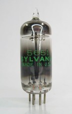 Sylvania Vintage Electronic Tube Model 5651 New Unused with Box