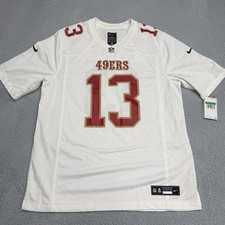 Brock Purdy Jersey Mens XL White Red San Francisco 49ers Game NFL Football