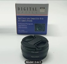 Wide Angle Macro Lens Camera 52mm Universal Conversion Lens for DSLR Camera