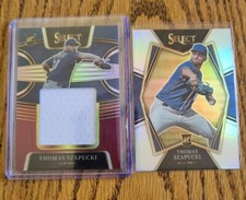 2022 Select Thomas Szapucki Rookie Jersey Patch Tri-Color Prizm RC /99 + Premier
