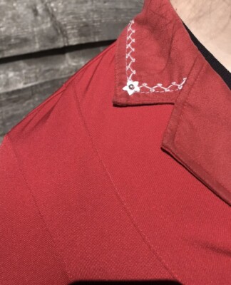 Red Animo Show Jumping Jacket Size 10 UK Excellence Condition