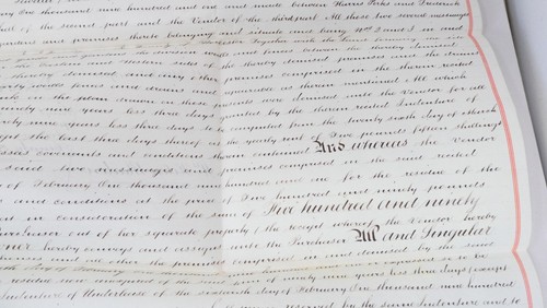 Pergament Legal Indenture Dokument Acocks Green Property 1901 Pachtübertragung - Bild 4 von 9