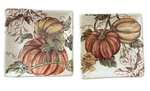 Grace's Vorspeisenteller Harvest Collection Pumpkin Vine 4er Set gebraucht - Bild 15 von 21