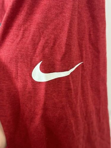 AZ CARDINALS TEAM ISSUED NIKE Dri-Fit NFL ON FIELD CREW NECK Red -XL - Picture 4 of 6