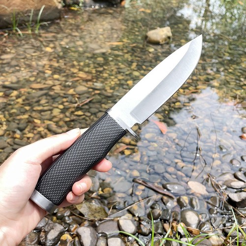 Full Tang Small Fixed Blade Camping Pig knife Survival Miltary Knife Free Sheath - Picture 11 of 14