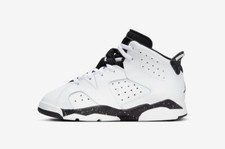Nike Jordan 6 Retro White and Black Preschool and Toddler Sizes SHIP FAST