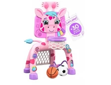 Pink Giraffe Play & Score Activity Center With Lights & 30+ Sounds/Songs For Kid