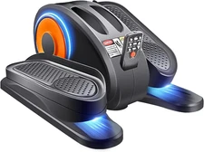 ESL under Desk Elliptical - Portable Leg Exerciser for Seniors, Compact Seated E