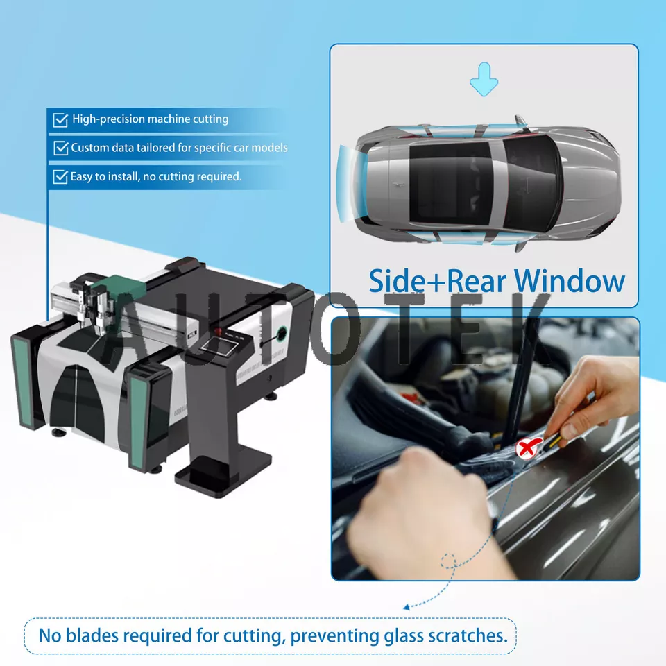 PreCut All Sides Window Film Any Tint Shade For Ford Fiesta Hatchback 2011-2019 - Image 4 of 4