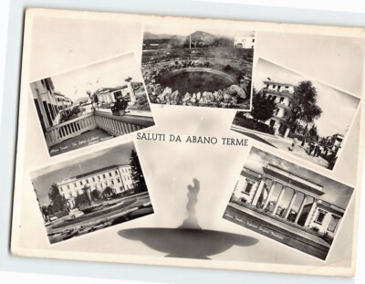 Postcard Saluti Da Abano Terme Italy