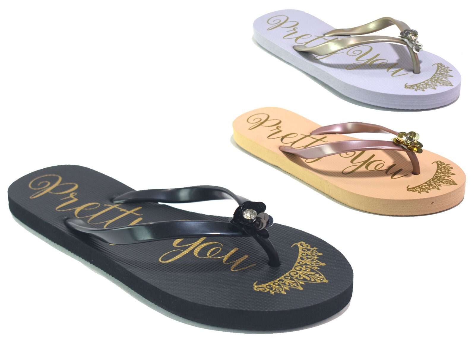 PANTOFOLA D’ORO Infradito donna nero perizoma donna ballerine slip on punta post estate UK taglie 4 9