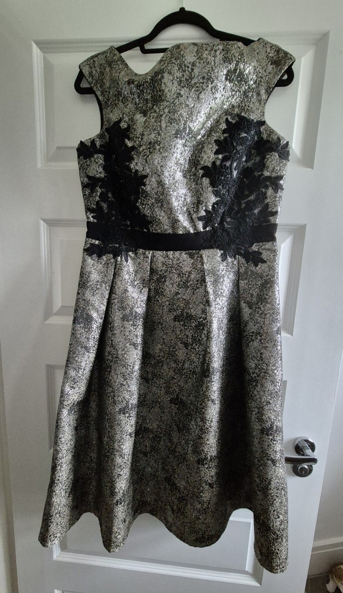 Womens Little Mistress Black And Gold Dress | eBay UK