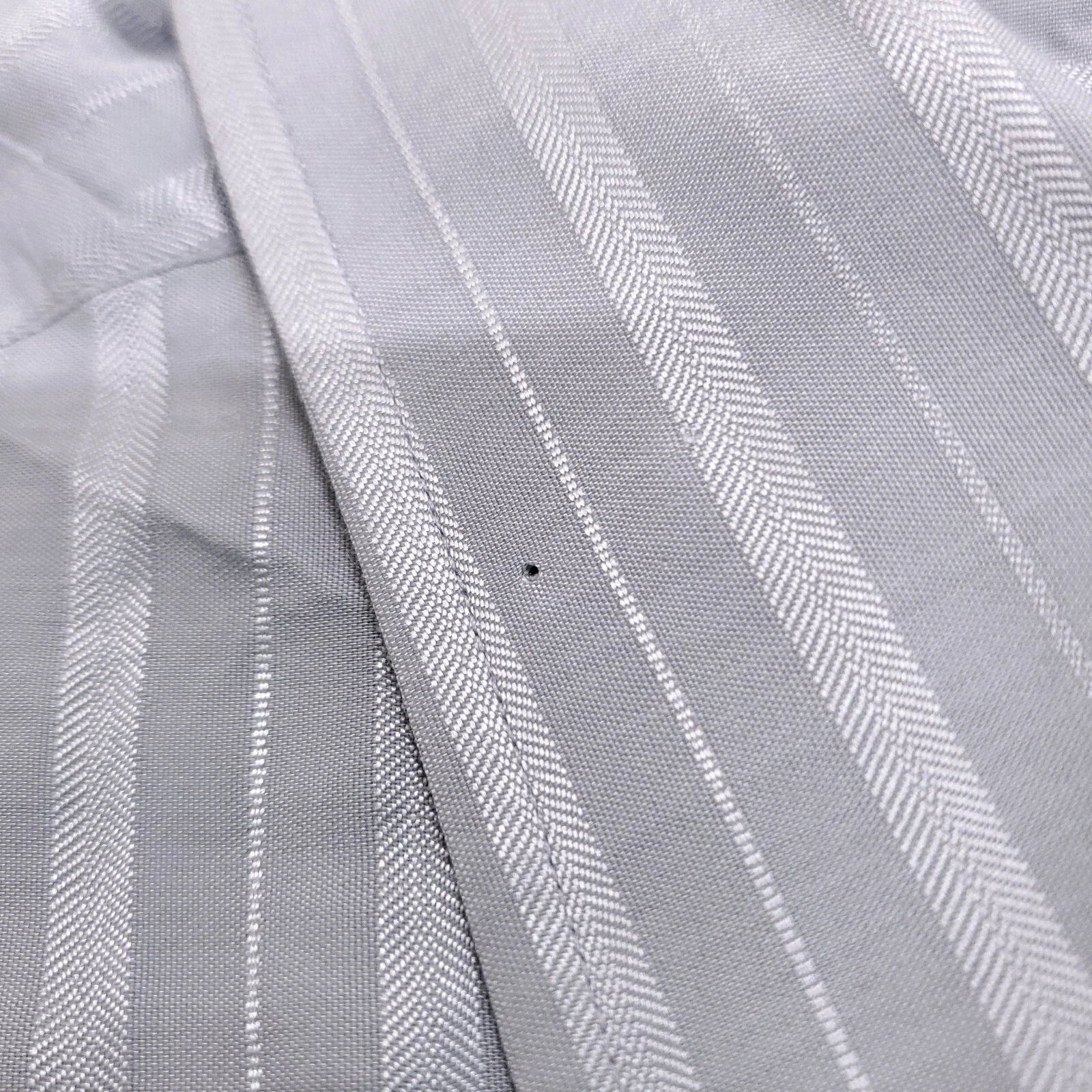 Versace Collezione Abito Camicia Uomo Tg 19 47 Grigio Argento Polsino Francese Bottoni